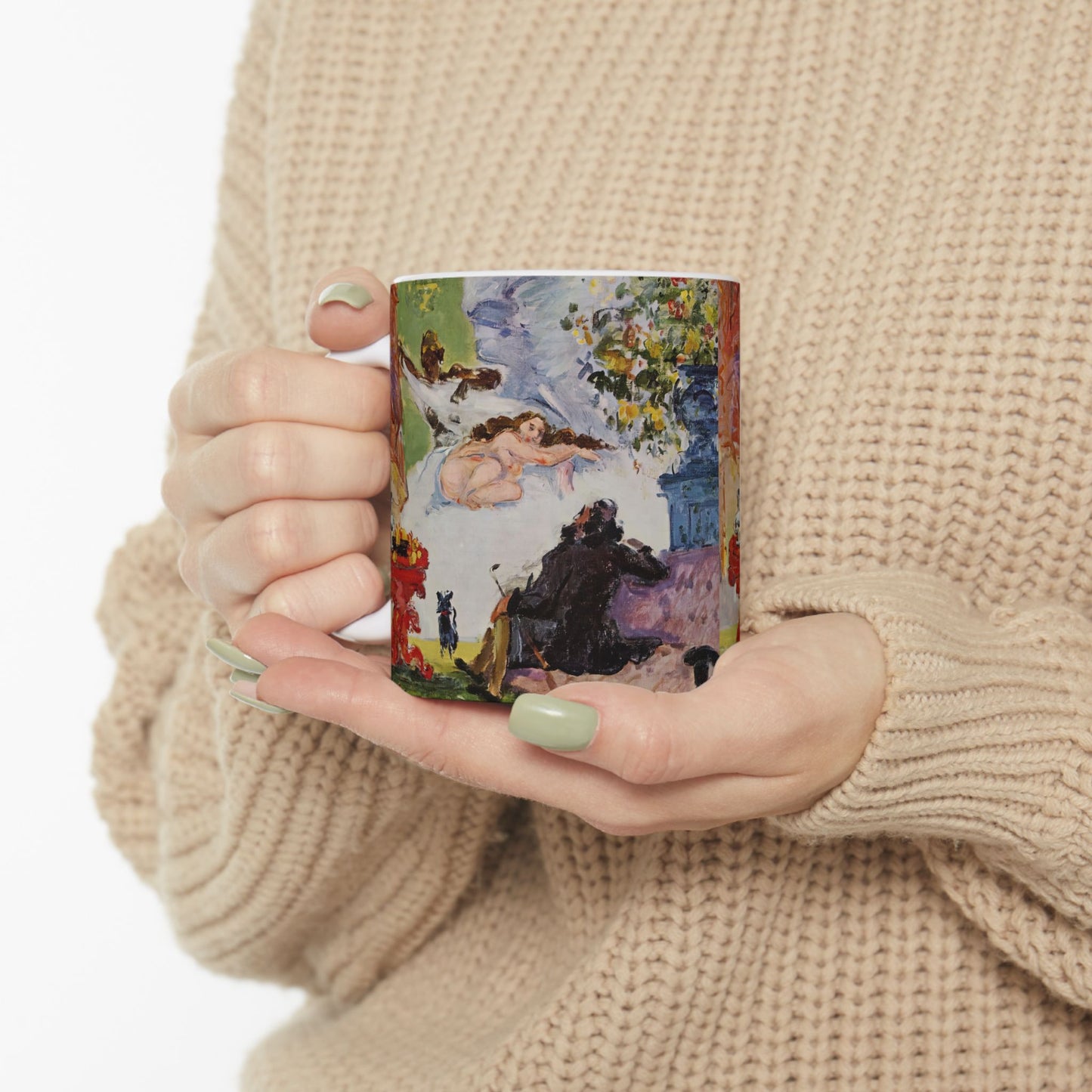Cézanne, Paul - A Modern Olympia (1874) - Ceramic Mug