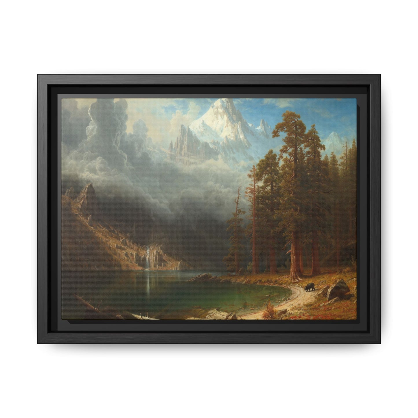 Bierstadt, Albert - Mount Corcoran (1877) - Matte Canvas, Framed