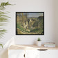 Cézanne, Paul - The House of the Hanged Man, Auvers-sur-Oise (1874) - Matte Canvas, Framed