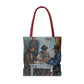 Cézanne, Paul - The Card Players (1892) - Tote Bag