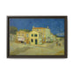 Van Gogh, Vincent - The Yellow House (1888) - Matte Canvas, Framed