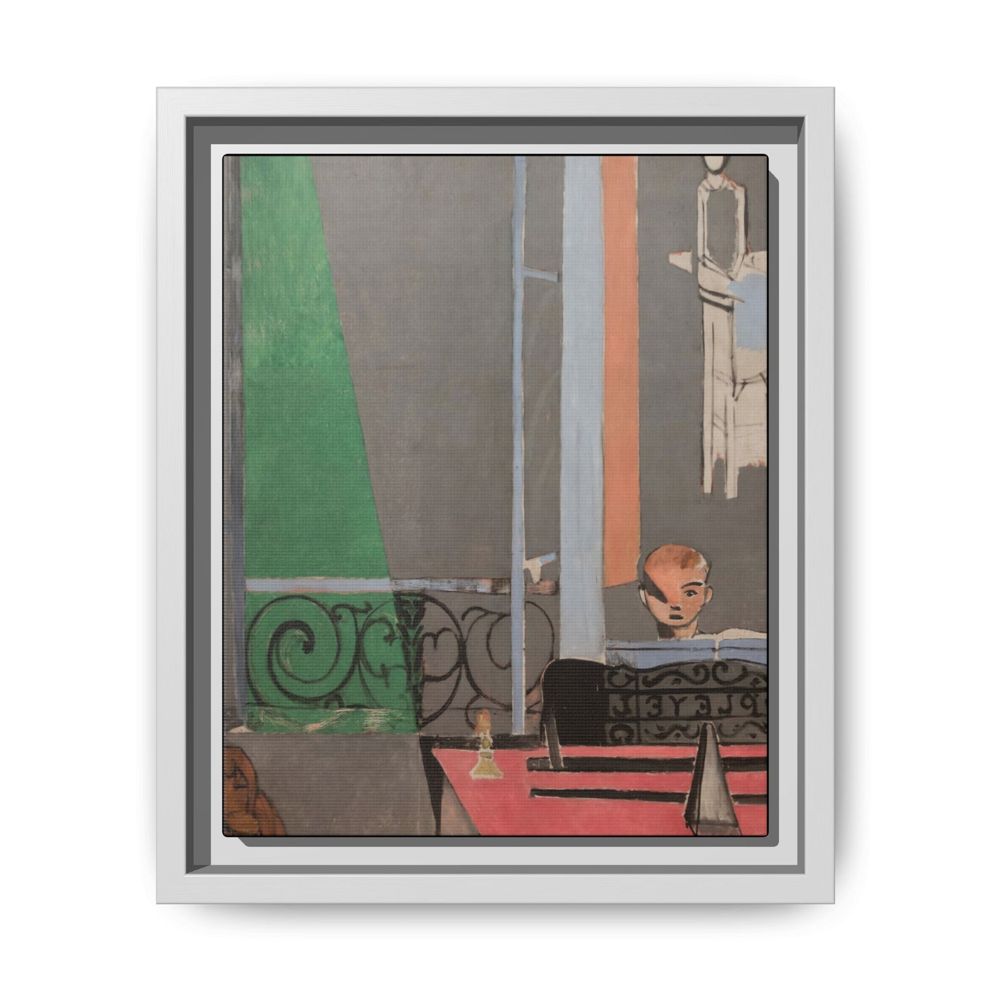 Matisse, Henri - Piano Lesson (1916) - Matte Canvas, Framed
