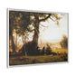Bierstadt, Albert -  Guerrilla Warfare (1861) - Matte Canvas, Framed