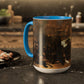 Courbet, Gustave - The Painter’s Studio (1855) - Colorful Accent Mugs