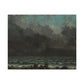 Courbet, Gustave - The Sea (1865) - Canvas Block, unframed