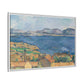 Cézanne, Paul - The Bay of Marseille, Seen from L'Estaque (1885) - Matte Canvas, Framed