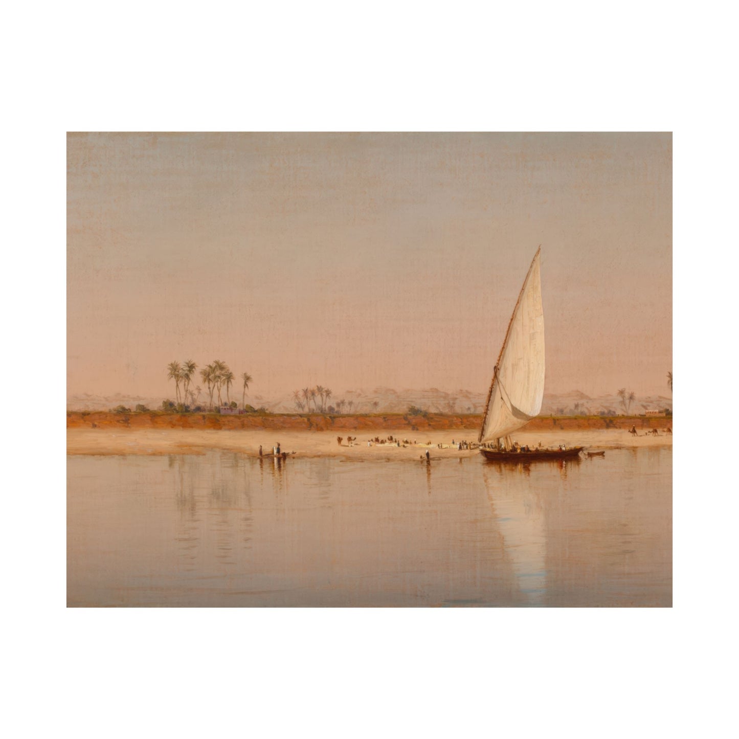 Gifford, Sanford Robinson - On the Nile (1872) - Satin Posters