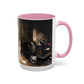 Courbet, Gustave - The Painter’s Studio (1855) - Colorful Accent Mugs