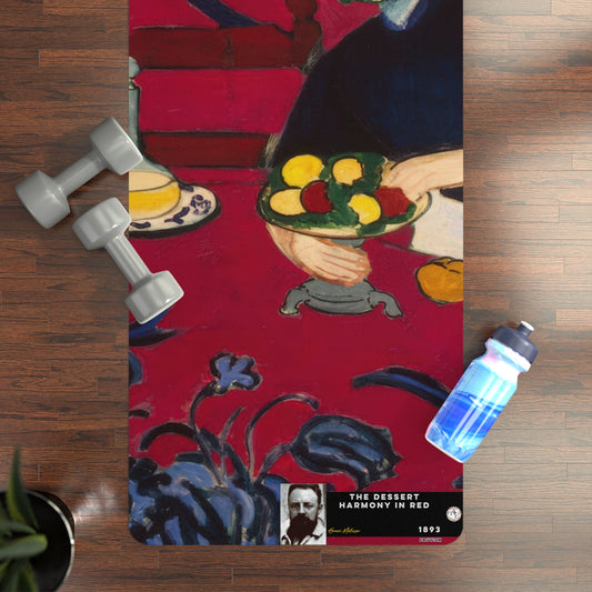 Matisse, Henri - The Dessert Harmony in Red (1908) - Rubber Yoga Mat