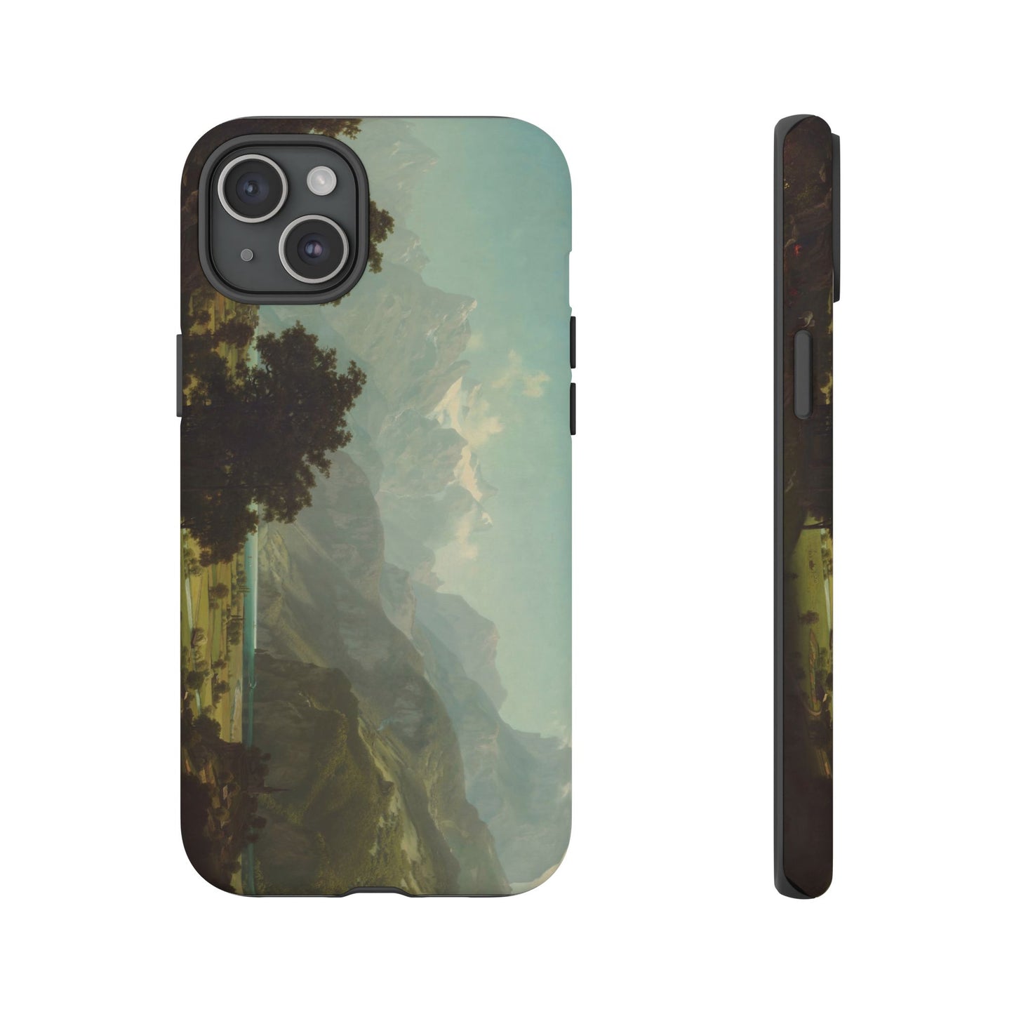 Bierstadt, Albert - Lake Lucerne (1858) - Tough Phone Cases