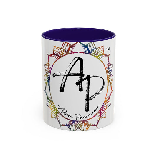 AdamPacio.com - White Logo - Colorful Accent Mugs
