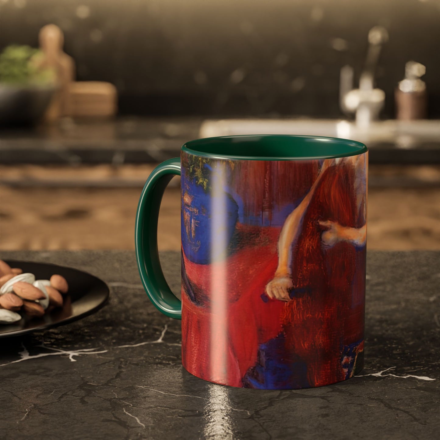 Ranson, Paul - The Golden Head of Hair (1909) - Colorful Accent Mugs