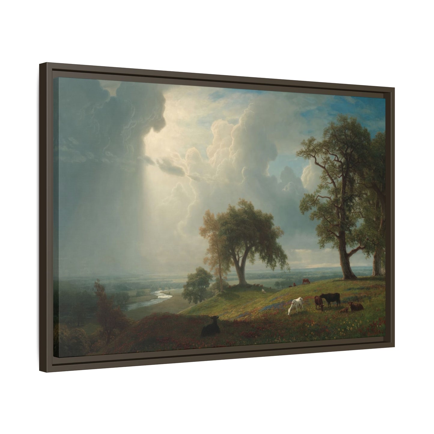 Bierstadt, Albert - California Spring (1875) - Matte Canvas, Framed