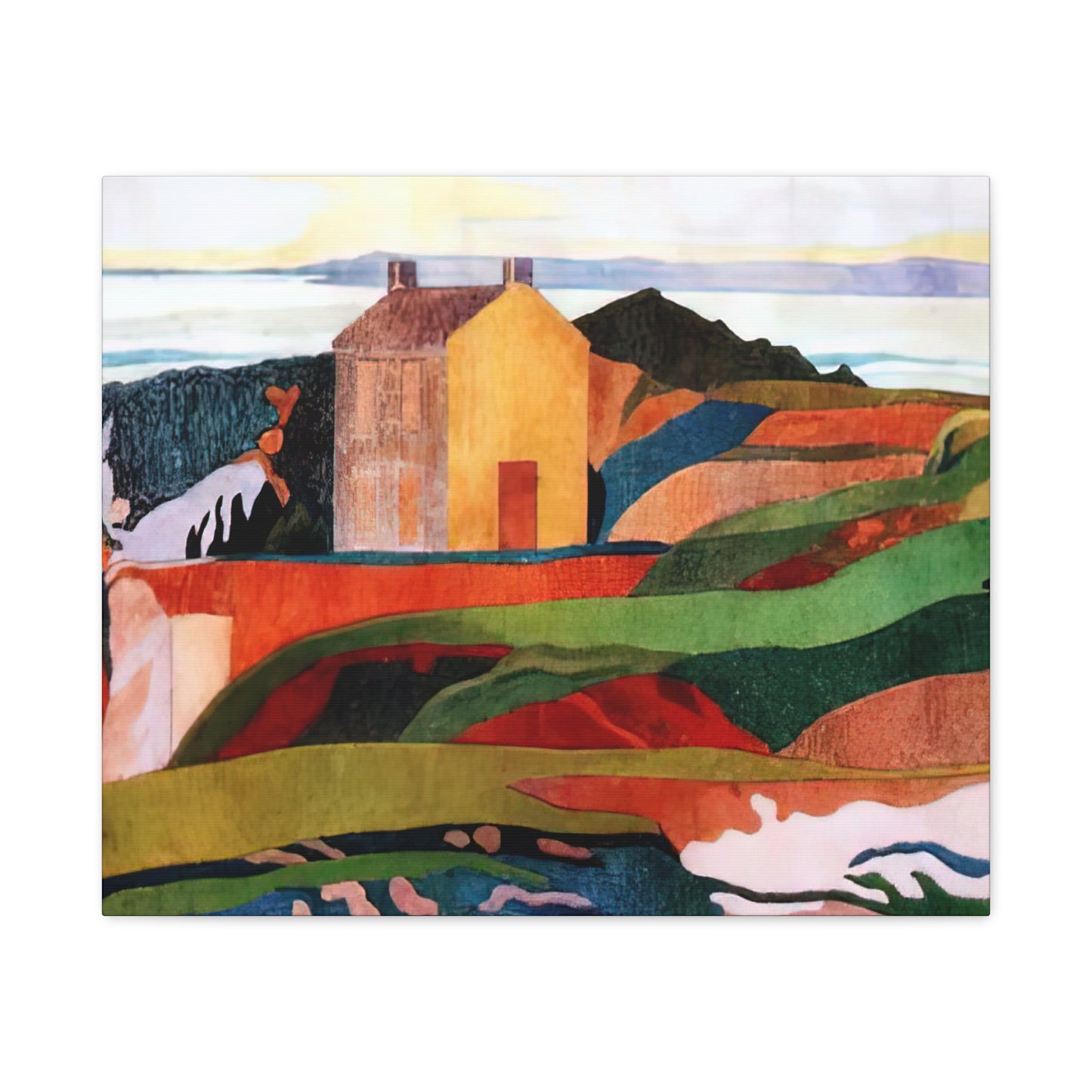 Filiger, Charles - The Hangman’s House (1891) - Canvas Block, unframed