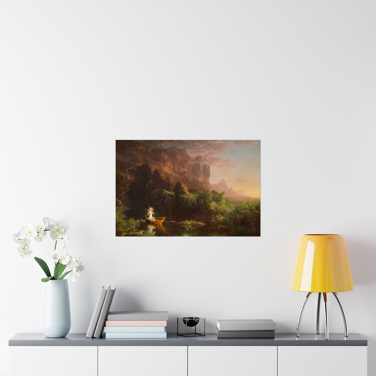 Cole. Thomas - The Voyage of Life: Childhood (1842) - Satin Posters