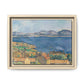 Cézanne, Paul - The Bay of Marseille, Seen from L'Estaque (1885) - Matte Canvas, Framed