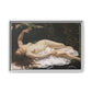 Courbet, Gustave - Woman with a Parrot (1866) - Matte Canvas, Framed