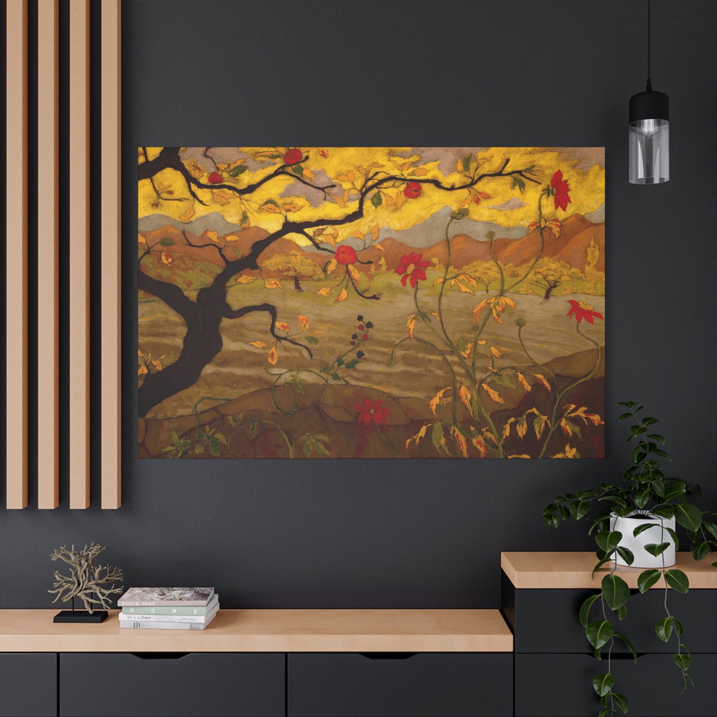 Ranson, Paul - Apple Tree with Red Fruit (1902) - Canvas Block, unframed