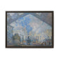 Monet, Claude - Le Gare Saint-Lazare (1877) - Matte Canvas, Framed