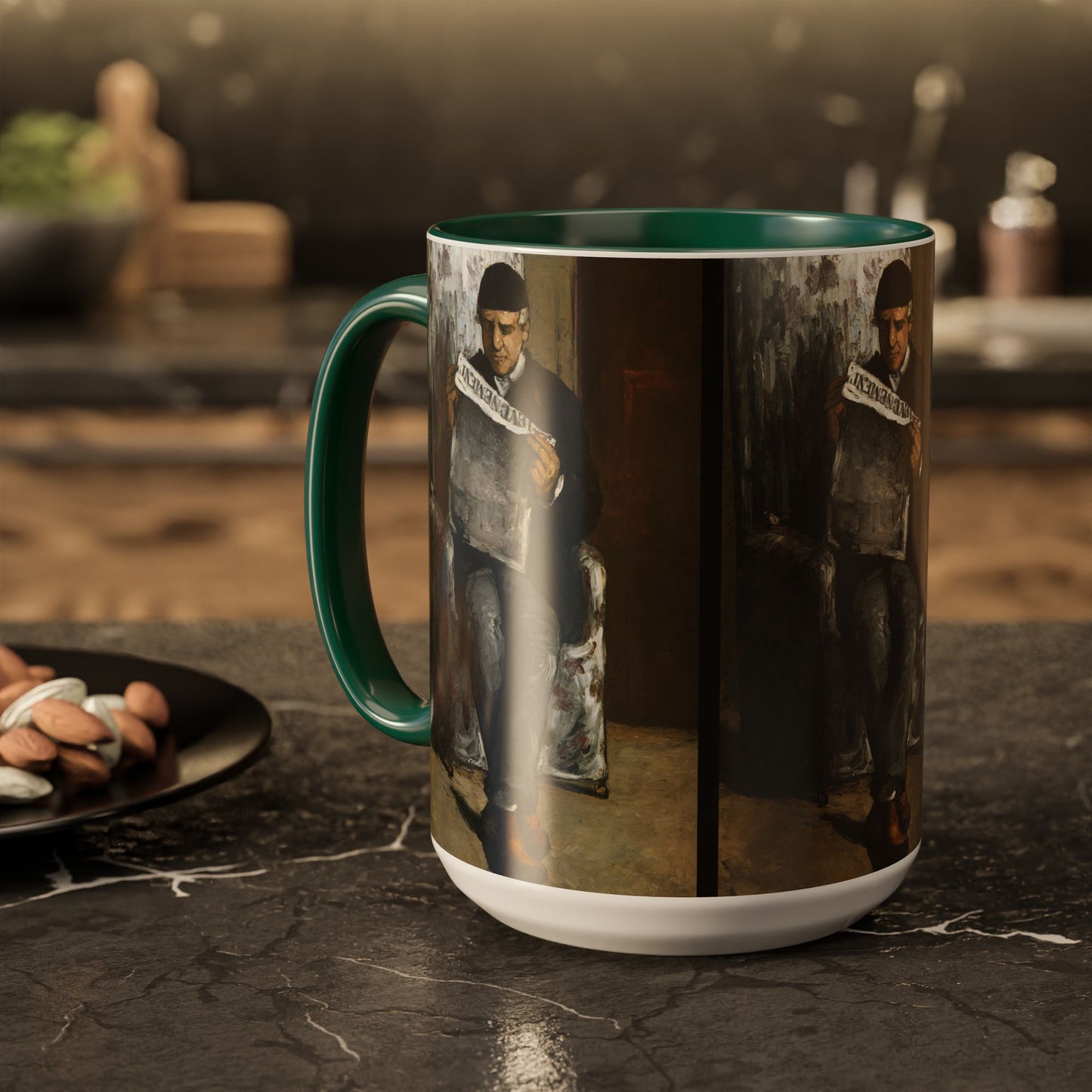 Cézanne, Paul - The Artist’s Father (1866) - Colorful Accent Mugs