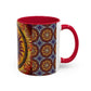 Pacio, Adam - Solar Disc Mandala - Colorful Accent Mugs