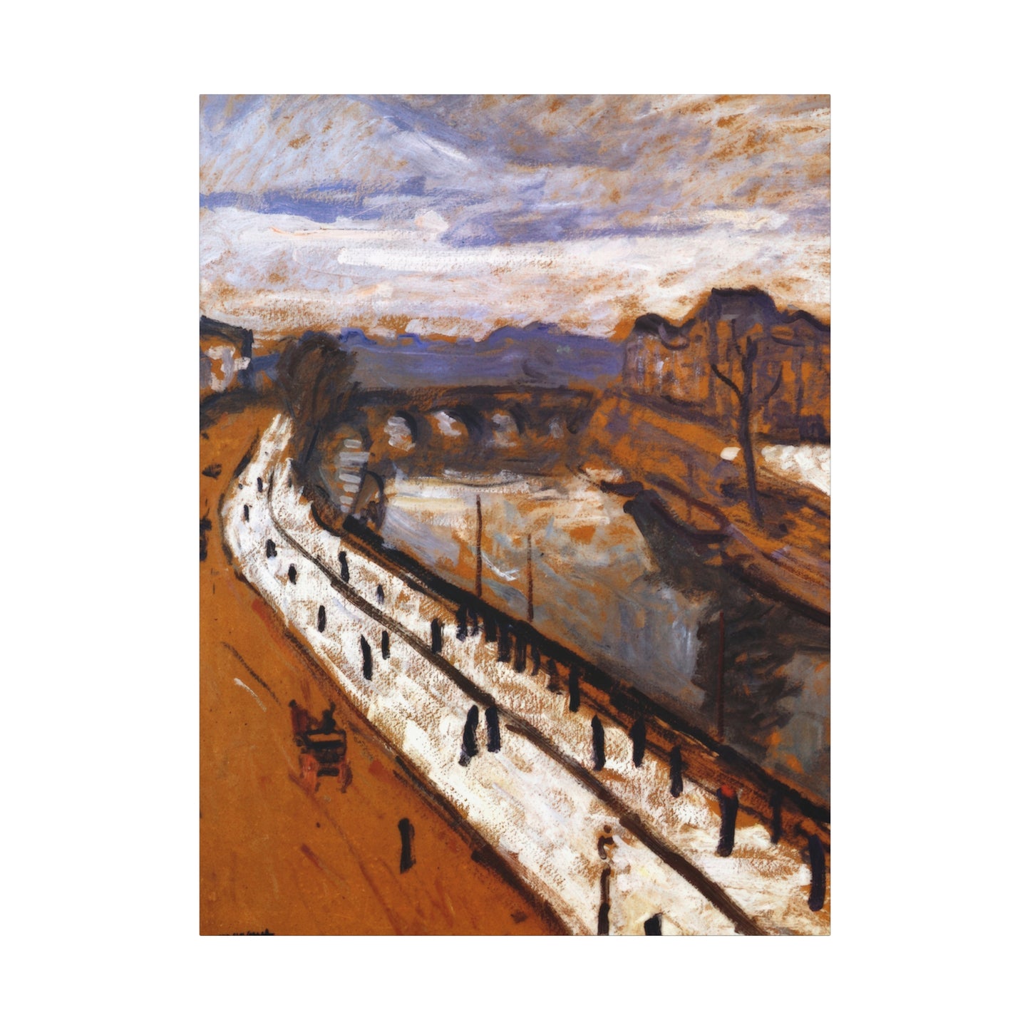 Marquet, Albert - Quai des Grands-Augustins (1905) - Canvas Block, unframed