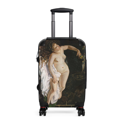 Courbet, Gustave - Woman with a Parrot (1866) - Suitcase