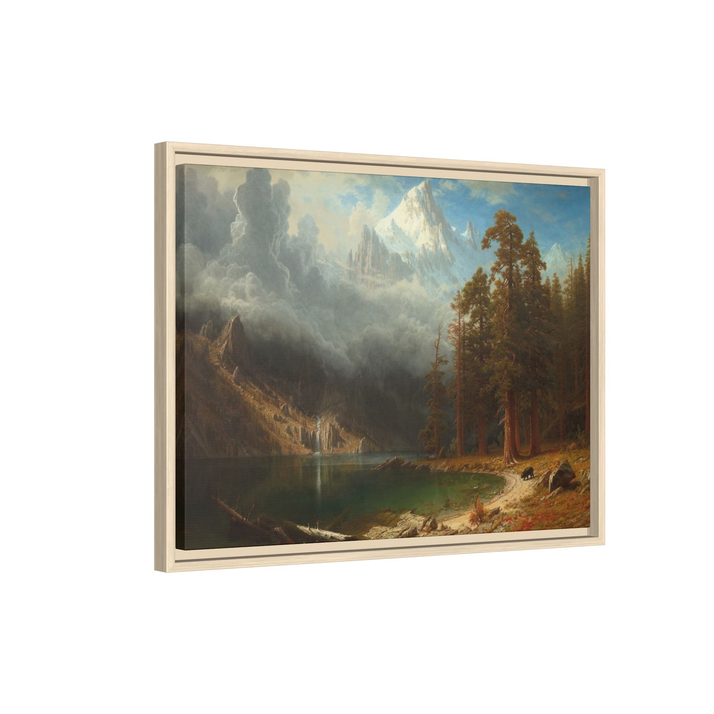 Bierstadt, Albert - Mount Corcoran (1877) - Matte Canvas, Framed