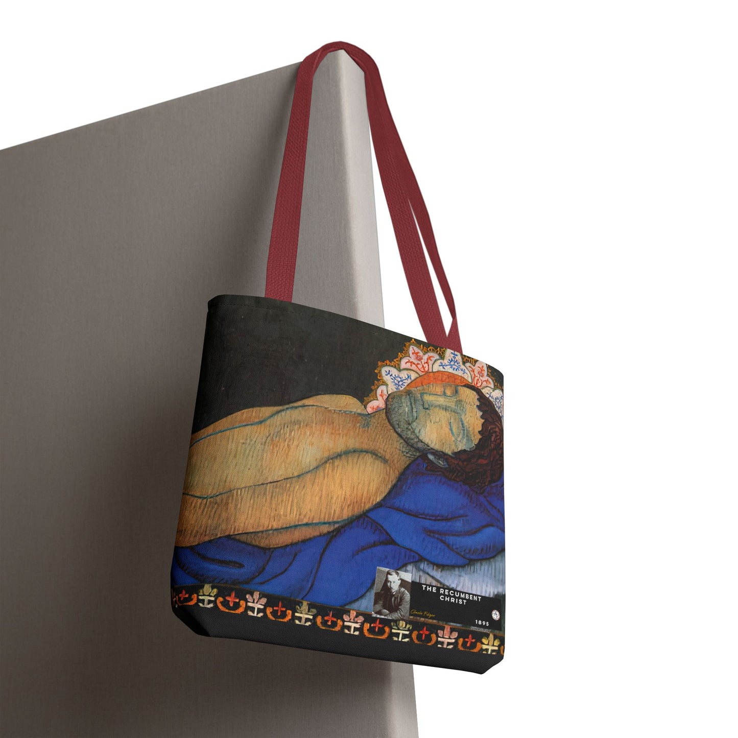 Filiger, Charles - The Recumbent Christ (1895) - Tote Bag