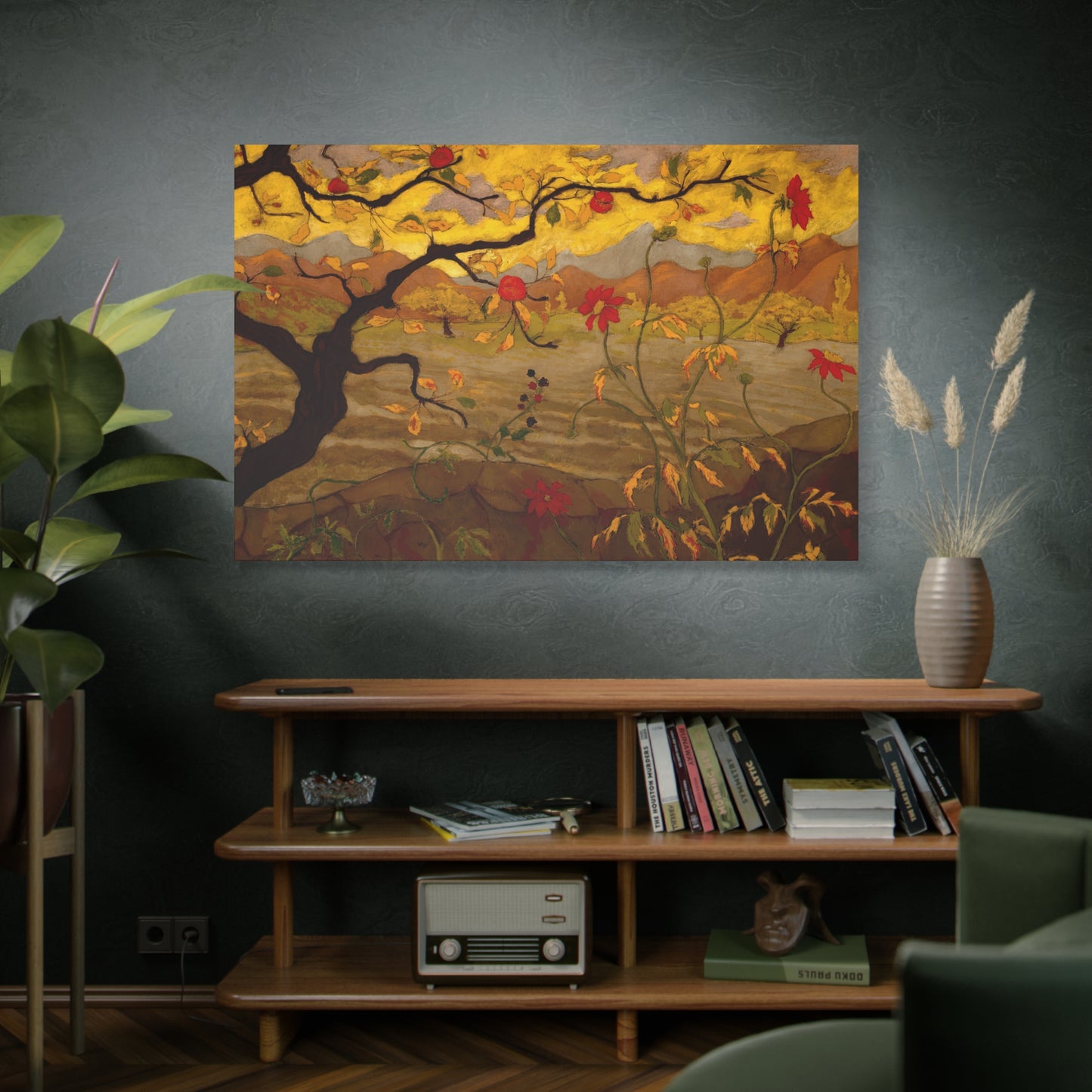 Ranson, Paul - Apple Tree with Red Fruit (1902) - Canvas Block, unframed
