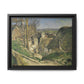 Cézanne, Paul - The House of the Hanged Man, Auvers-sur-Oise (1874) - Matte Canvas, Framed