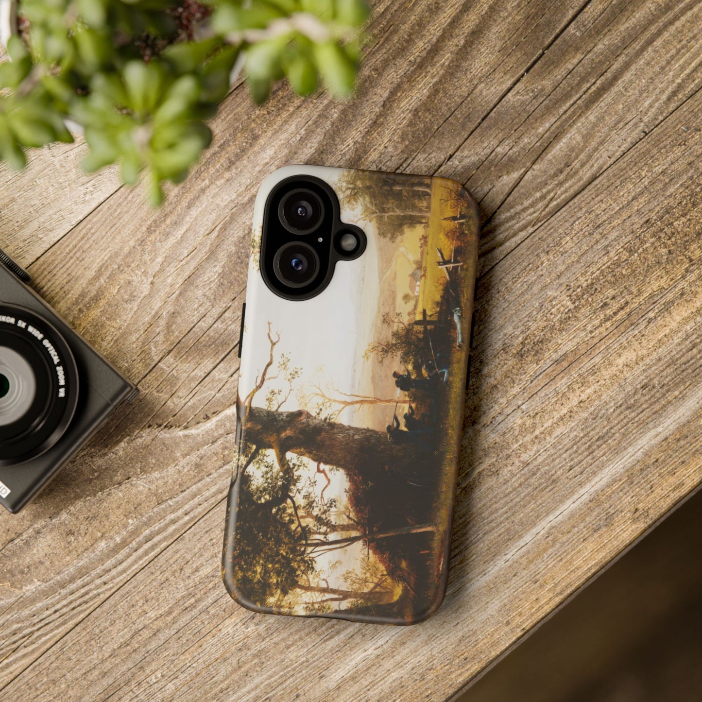 Bierstadt, Albert -  Guerrilla Warfare (1861) - Tough Phone Cases