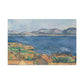 Cézanne, Paul - The Bay of Marseille, Seen from L'Estaque (1885) - Canvas Block, unframed