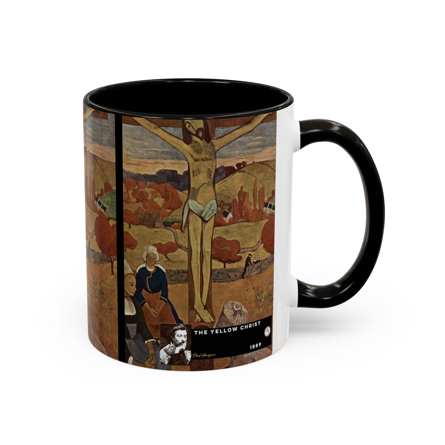 Gauguin, Paul - The Yellow Christ (1889) - Colorful Accent Mugs