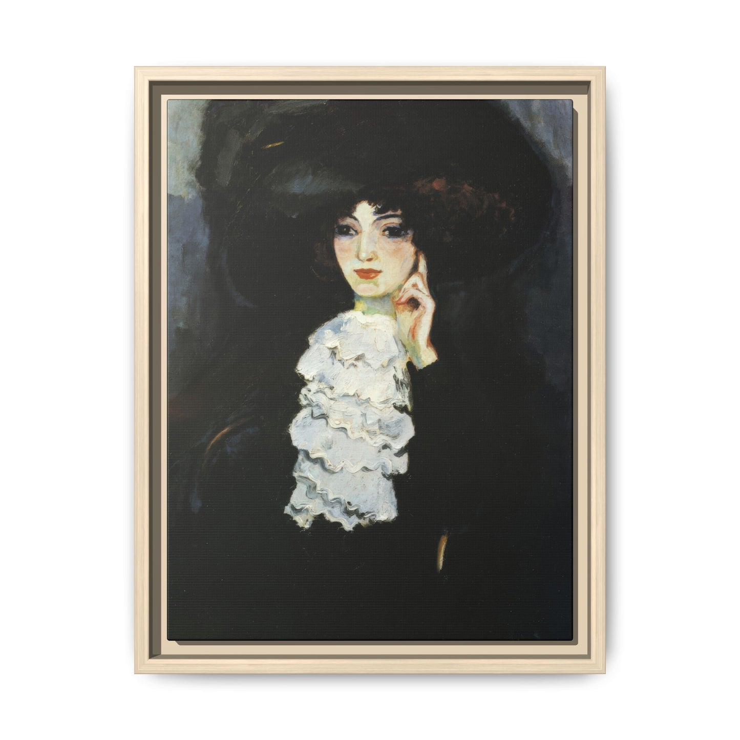 Van Dongen, Kees - Woman with Frill (1905) - Matte Canvas, Framed