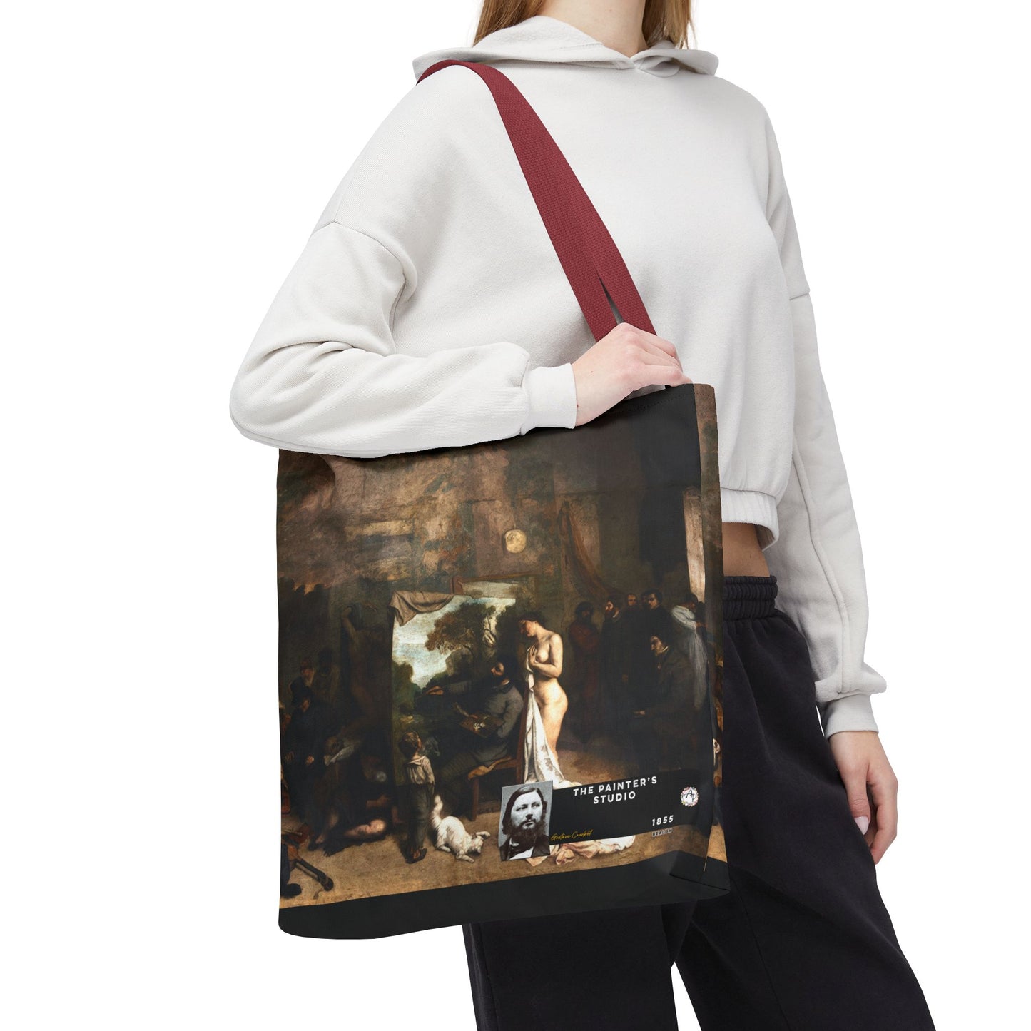 Courbet, Gustave - The Painter’s Studio (1855) - Tote Bag