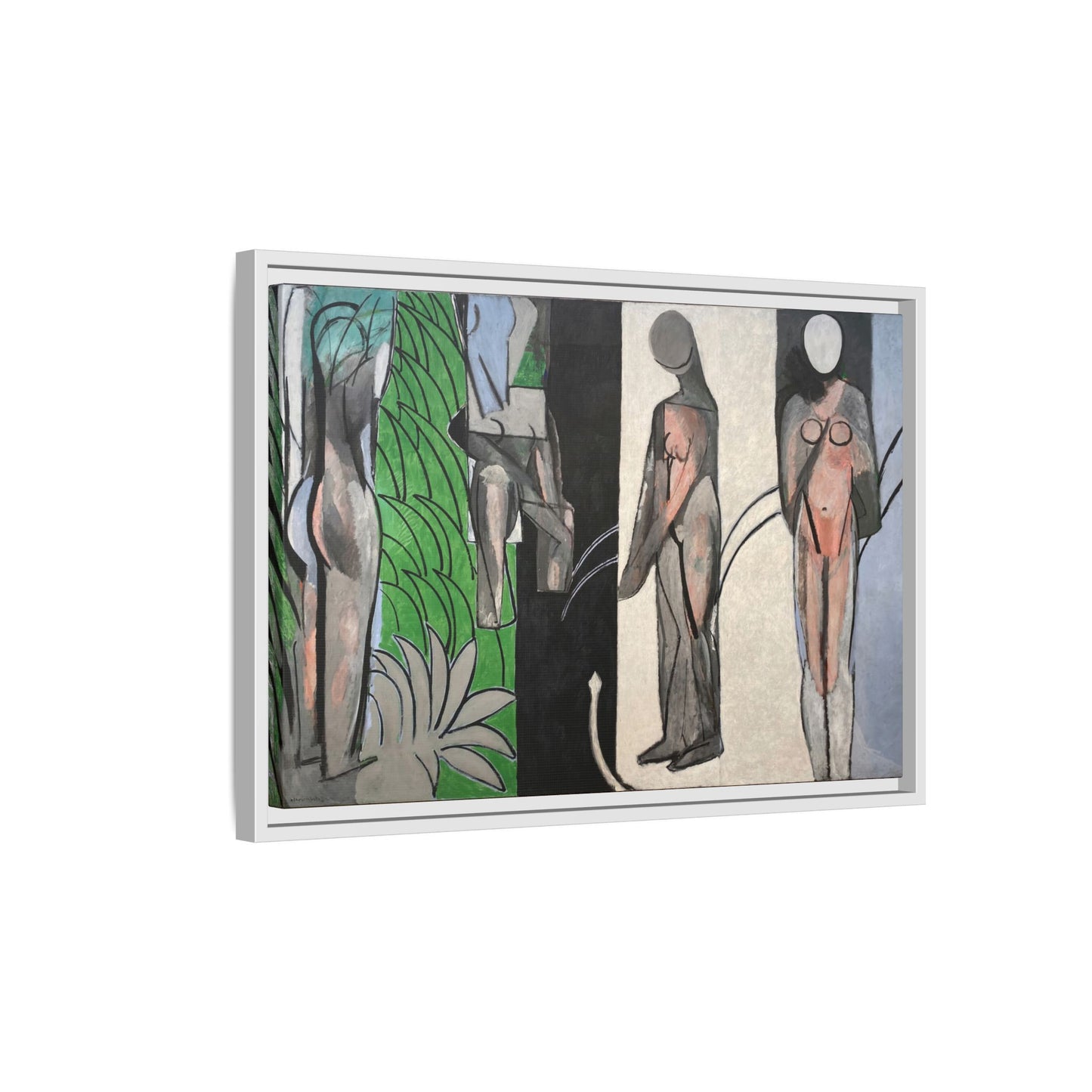 Matisse, Henri - Bathers by a River (1917) - Matte Canvas, Framed