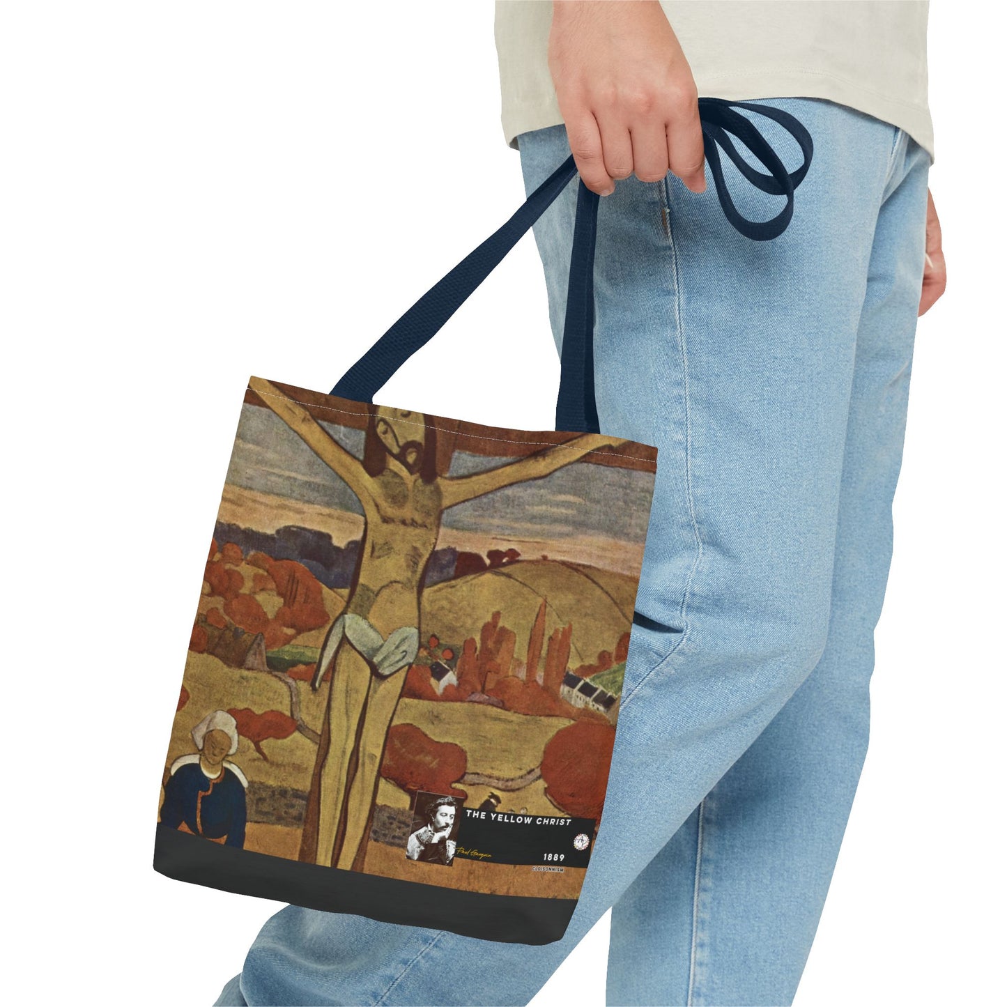 Gauguin, Paul - The Yellow Christ (1889) - Tote Bag