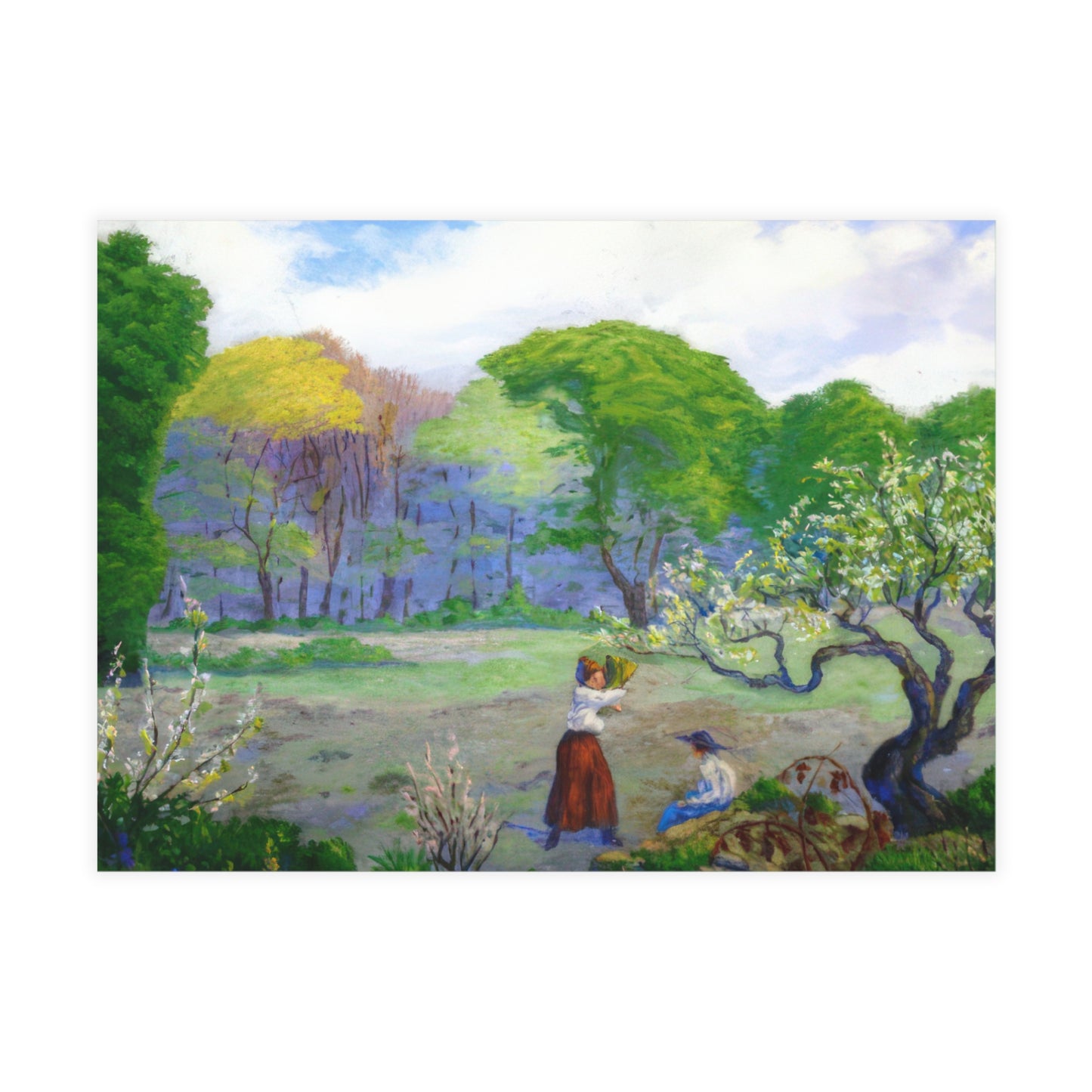 Ranson, Paul - Picking Flowers (1890) - Postcard Bundles with Envelopes Included