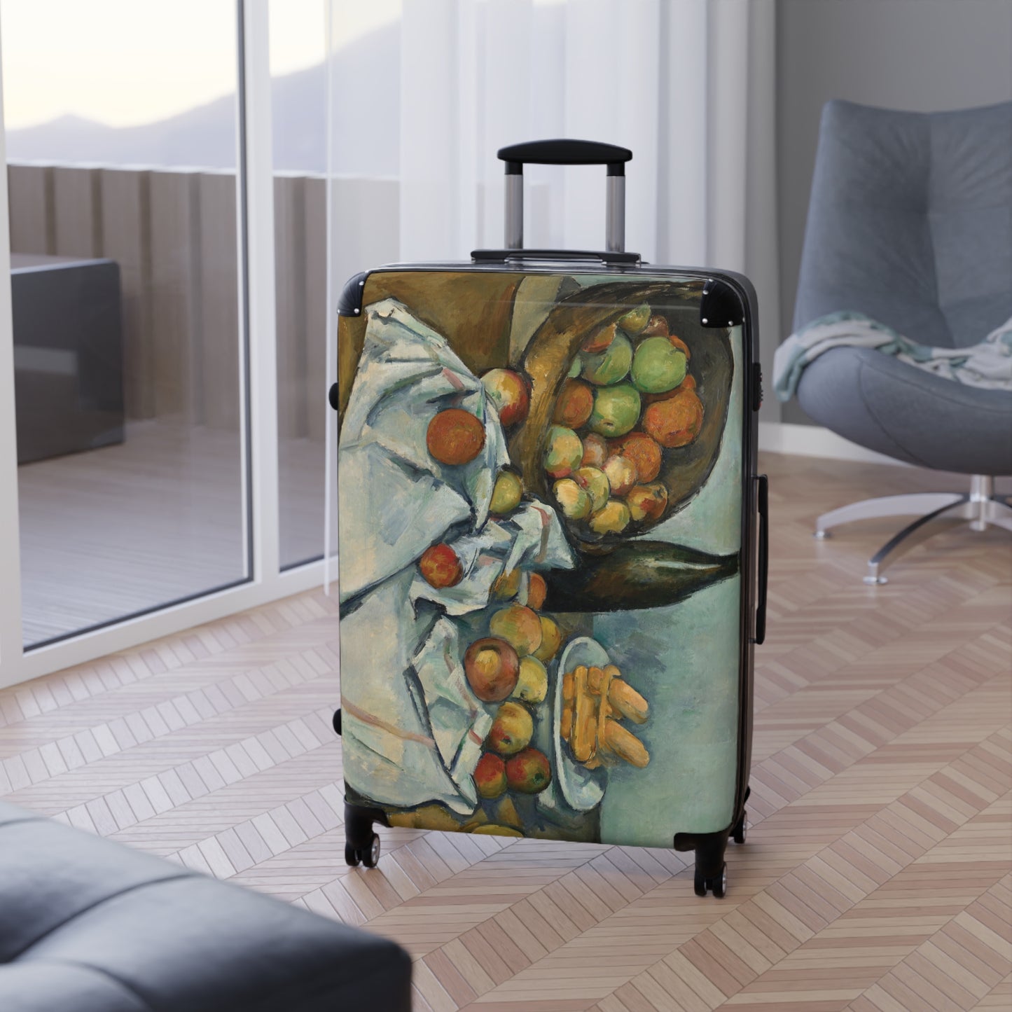 Cézanne, Paul - Basket of Apples (1893) - Suitcase