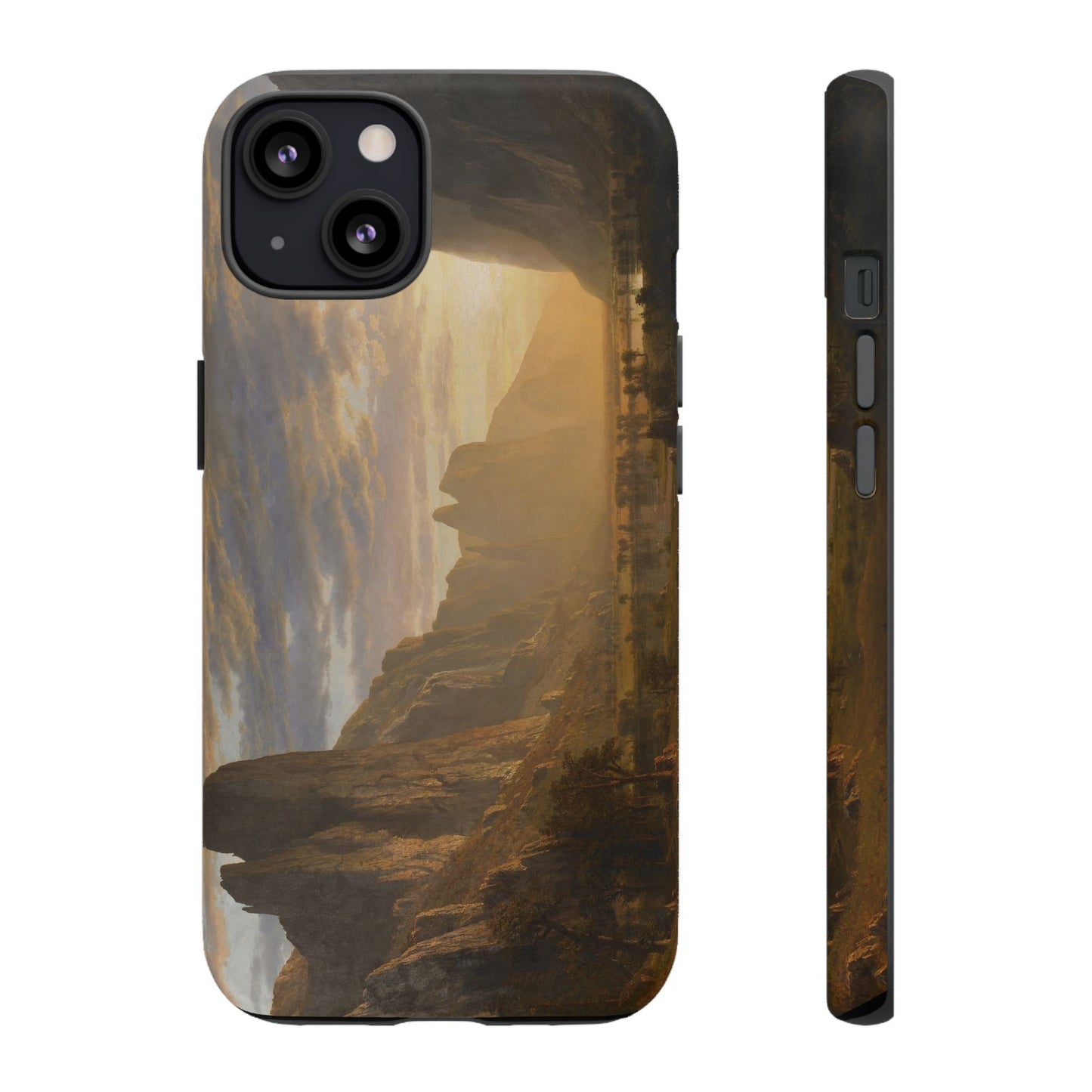 Bierstadt, Albert - Looking Down Yosemite Valley (1865) - Tough Phone Cases