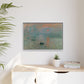 Monet, Claude - Impression, Sunrise (1872) - Matte Canvas, Framed