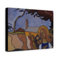 Filiger, Charles - Virgin and Two Angels (1895) - Canvas Block, unframed