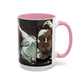 Courbet, Gustave - The Desperate Man (1843) - Colorful Accent Mugs