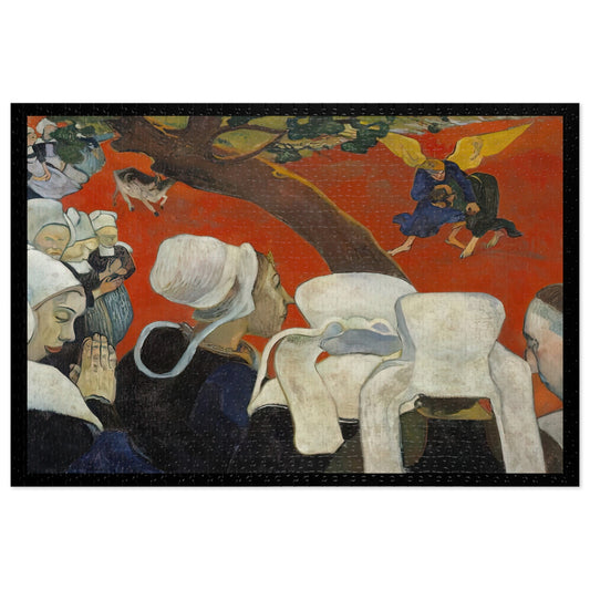 Gauguin, Paul - Vision of the Sermon (Jacob Wrestling with the Angel) (1888) - 1000pc Jigsaw Puzzle