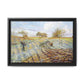 Pissarro, Camille - Hoarfrost (1873) - Matte Canvas, Framed