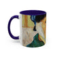Van Gogh, Vincent - Self Portrait with Bandaged Ear (1889) - Colorful Accent Mugs