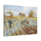 Pissarro, Camille - Hoarfrost (1873) - Canvas Block, unframed