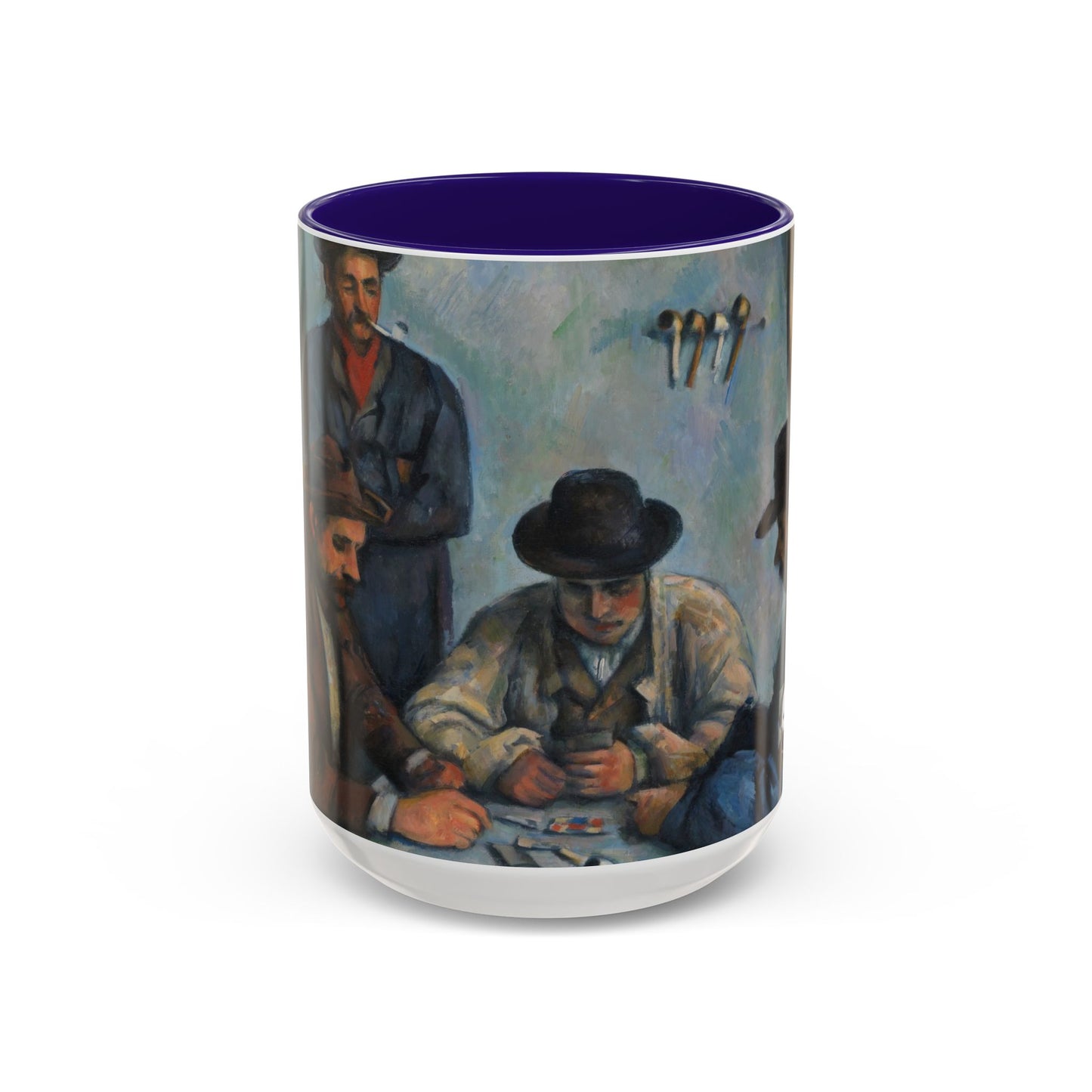 Cézanne, Paul - The Card Players (1892) - Colorful Accent Mugs