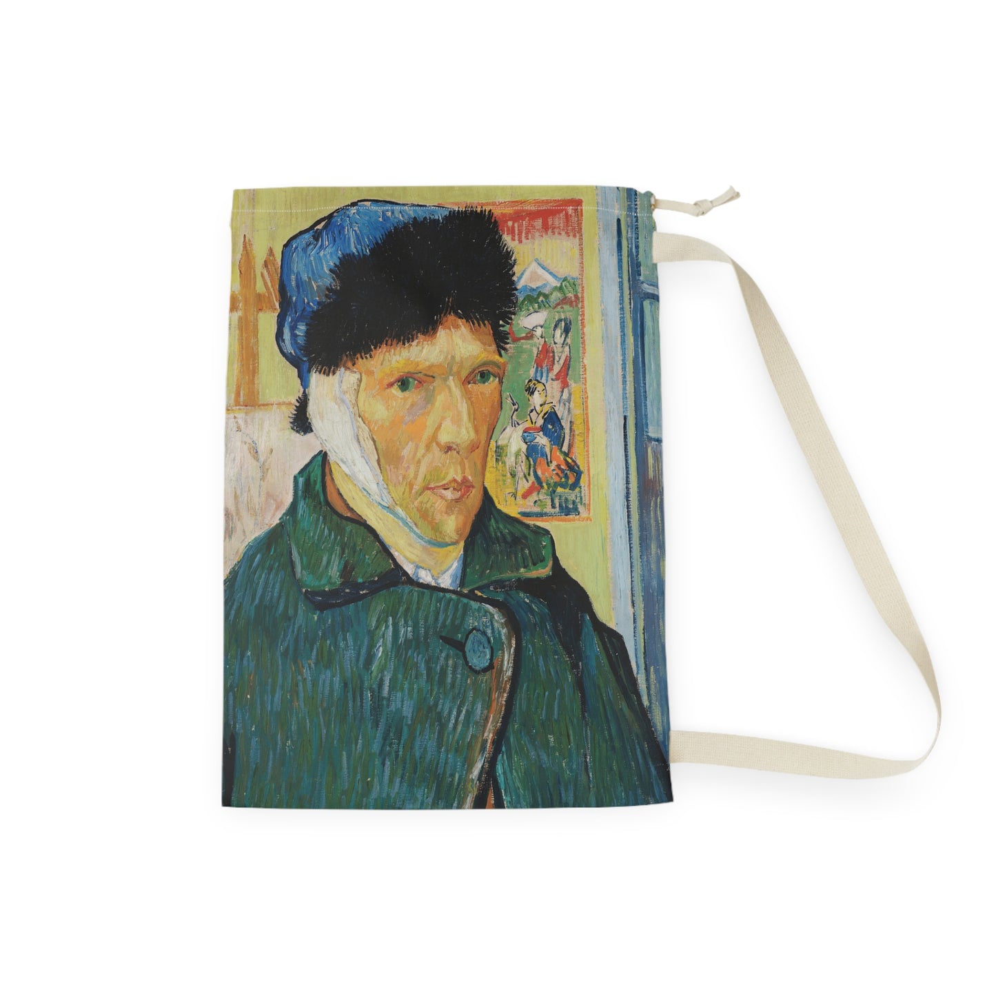 Van Gogh, Vincent - Self Portrait with Bandaged Ear (1889) - Laundry Bag